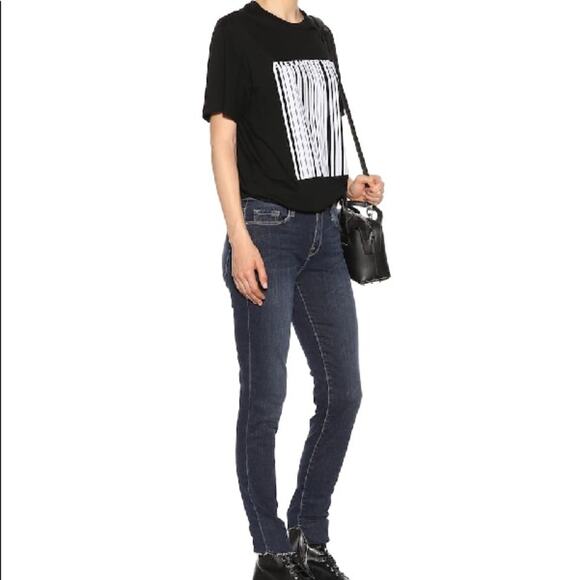 Frame Le Skinny De Jeanne Mid Rise Dark Wash Skinny Jeans Size 26 Y2K 90s - Picture 2 of 12